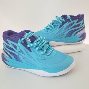 Puma LaMelo Ball Men’s Sneakers Size 7 Hornets Basketball Shoes Purple Aqua